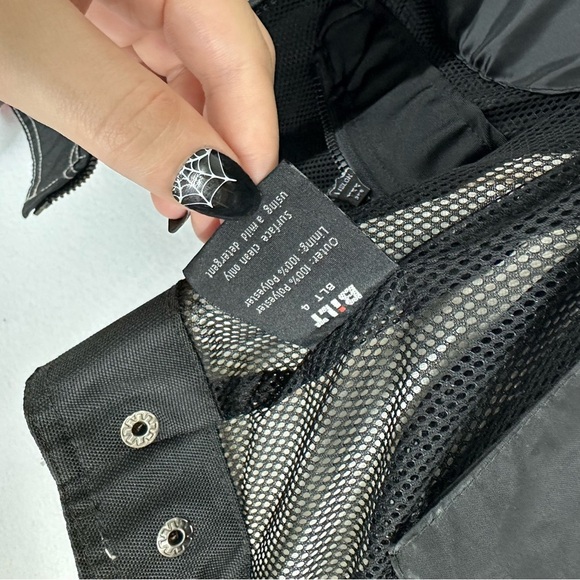 Bilt Racer Biker Jacket Patches Men’s XL Black - Picture 13 of 13